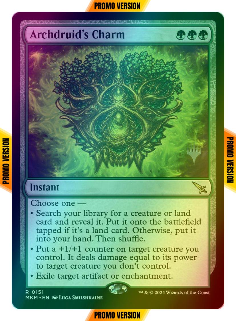 Archdruid's Charm [151p] [Promo Pack] [Murders at Karlov Manor: Promos] [Foil]