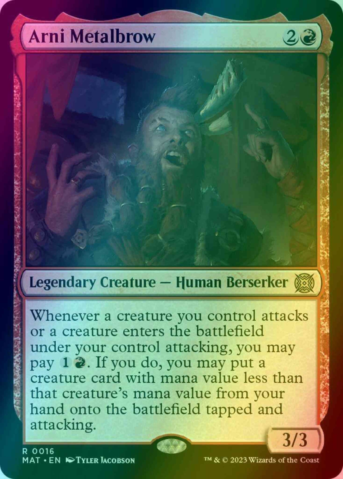 Arni Metalbrow [16] [March of the Machine: The Aftermath] [Foil]