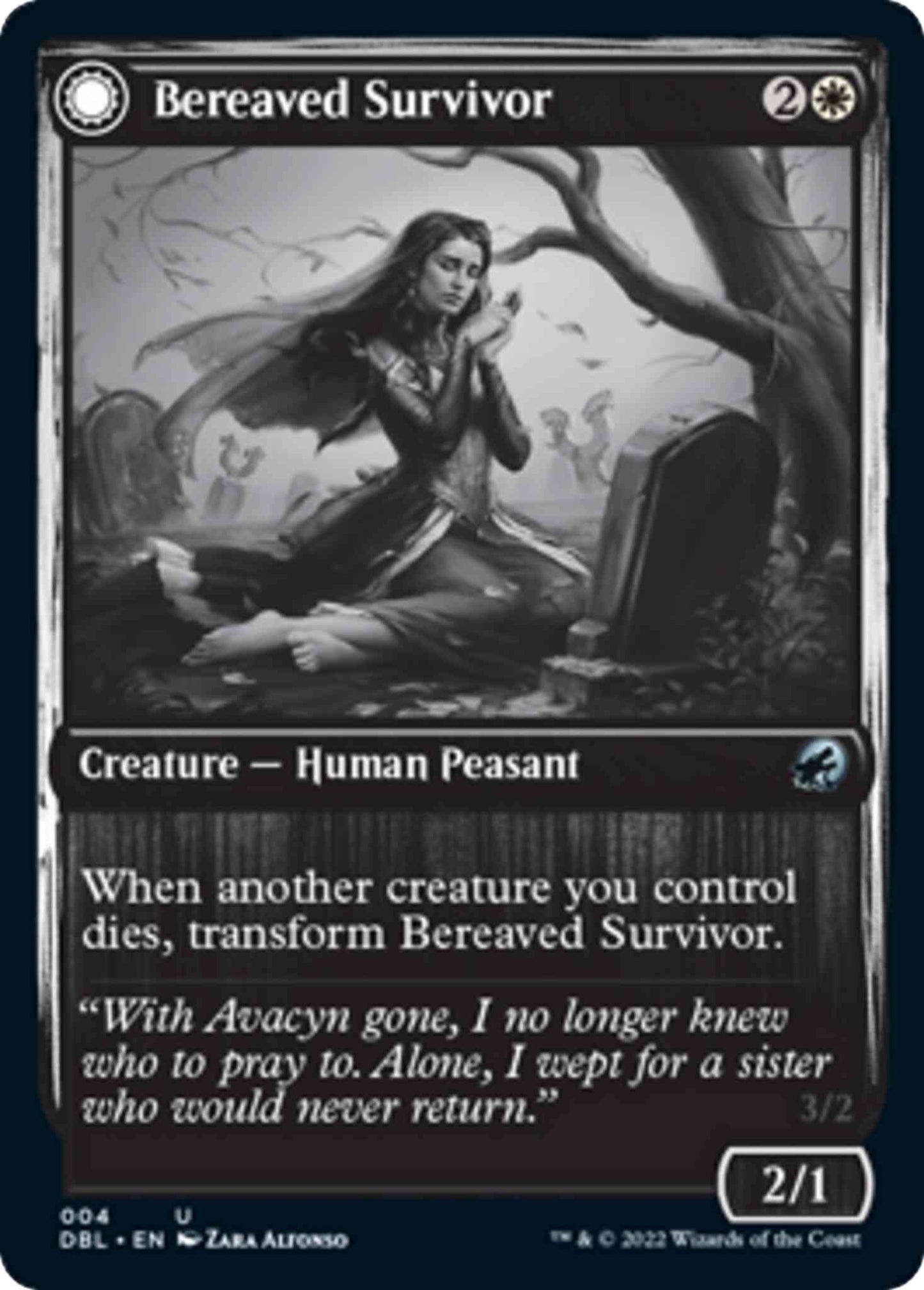 Bereaved Survivor // Dauntless Avenger [4] [Innistrad: Double Feature] [Non-Foil]
