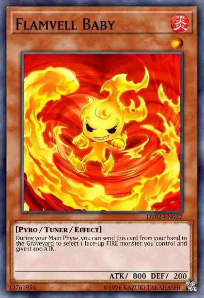 Flamvell Baby - HA02-EN016 - Super Rare - Unlimited