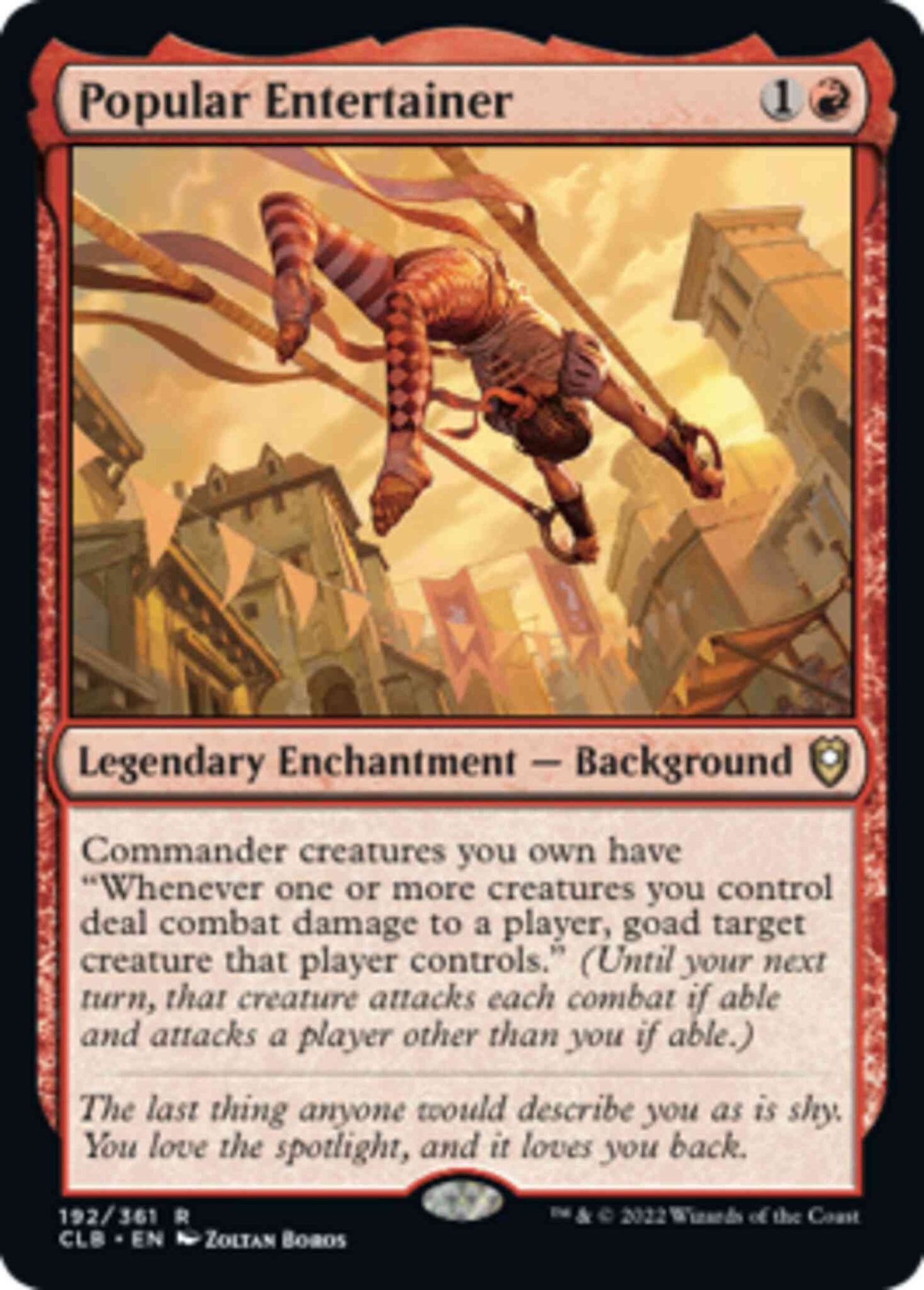 Popular Entertainer [192] [Commander Legends: Battle for Baldur's Gate] [Non-Foil]
