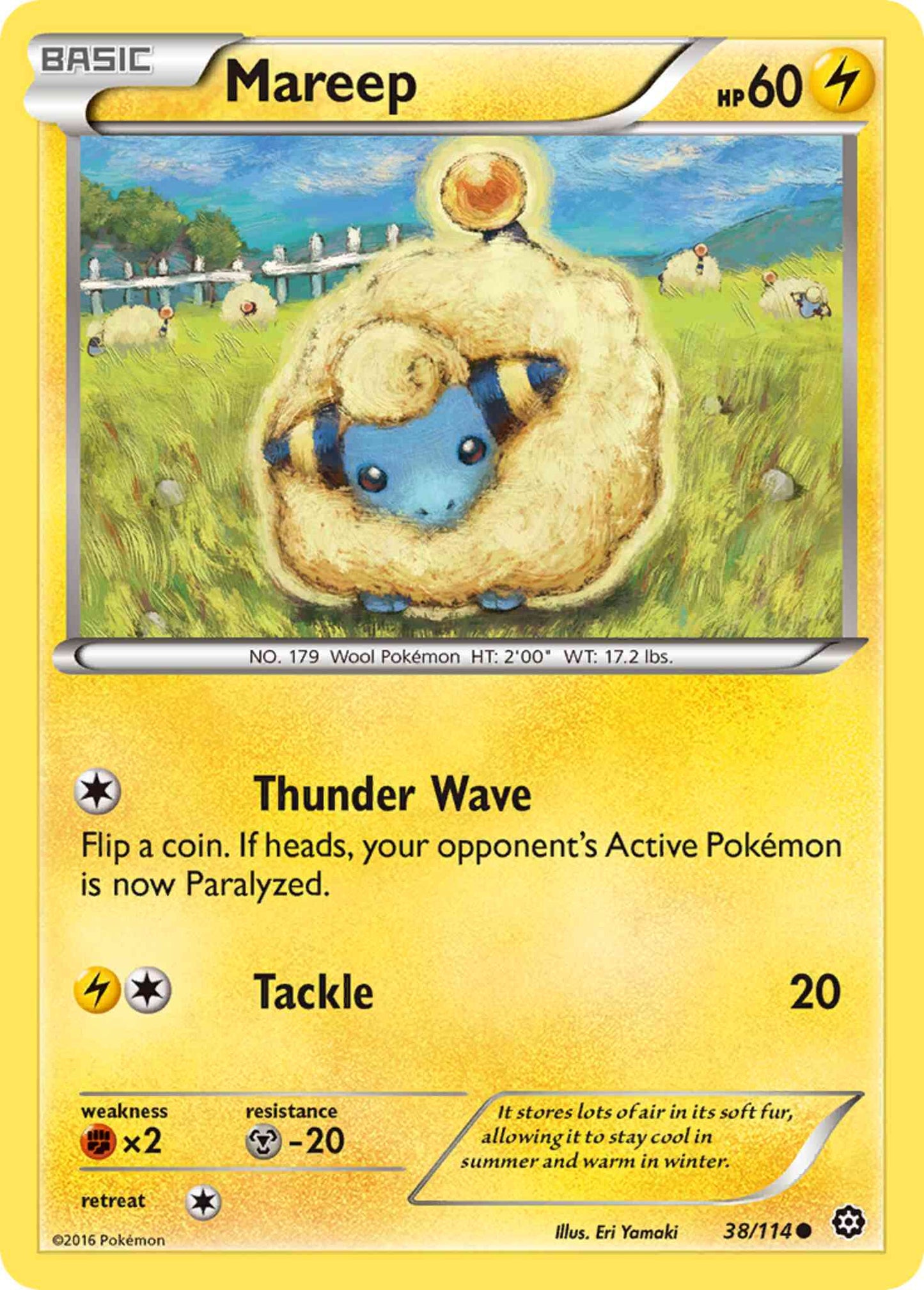 Mareep - 38/114 - Common [xy11-38] [Non-Holo]
