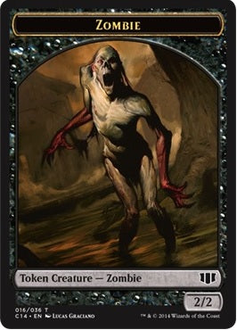 Horror Token (15) // Zombie Token (16) [Commander 2014 Tokens] [Non-Foil]