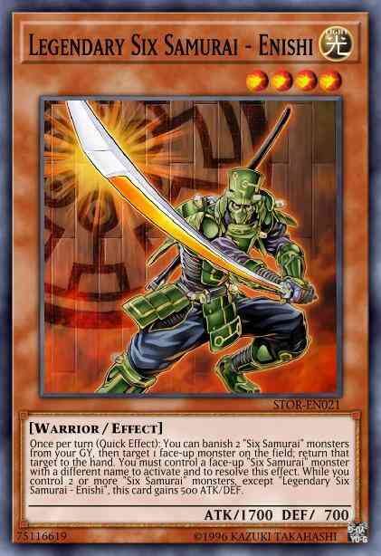 Legendary Six Samurai - Enishi - STOR-EN021 - Ultimate Rare - 1st Edition
