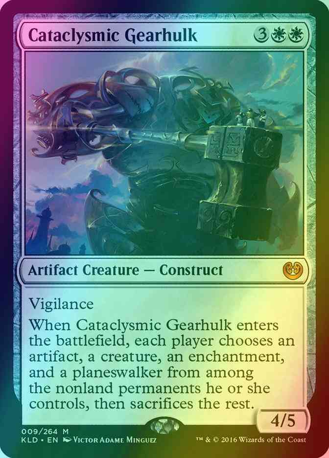 Cataclysmic Gearhulk [9] [Kaladesh] [Foil]