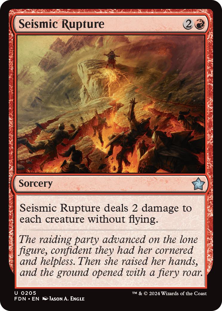 Seismic Rupture [205] [Foundations] [Non-Foil]