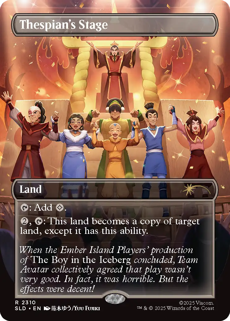 Thespian's Stage [2310] [Borderless] [The Ember Island Players] [Secret Lair Drop] [Non-Foil]