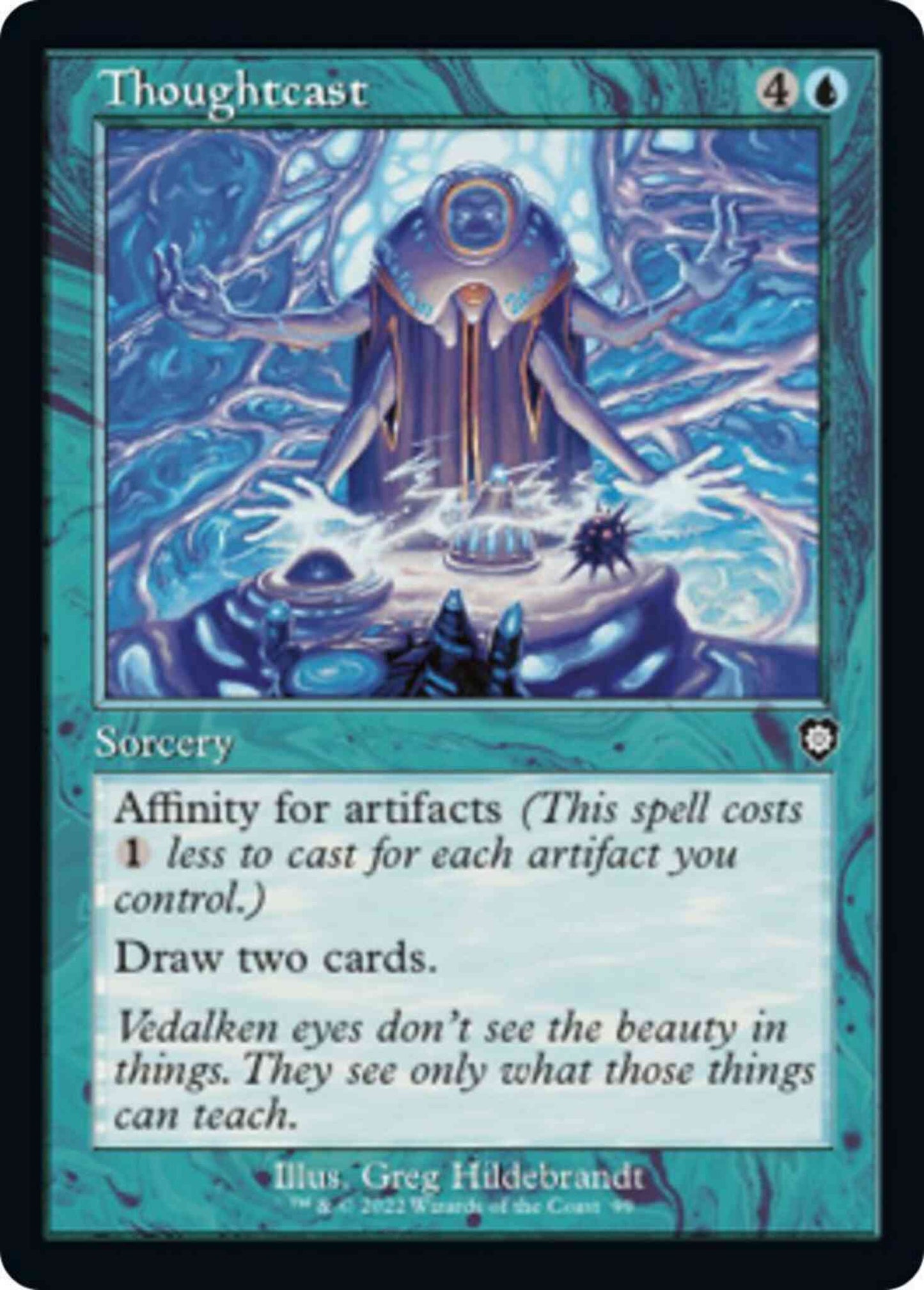 Thoughtcast [99] [Retro Frame] [The Brothers' War: Commander] [Non-Foil]