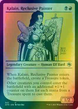 Kalain, Reclusive Painter [342] [Rulebook Showcase] [Adventures in the Forgotten Realms] [Foil]