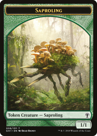 Elf Knight Token (06) // Saproling Token (08) [08] [GRN Guild Kit Tokens] [Non-Foil]