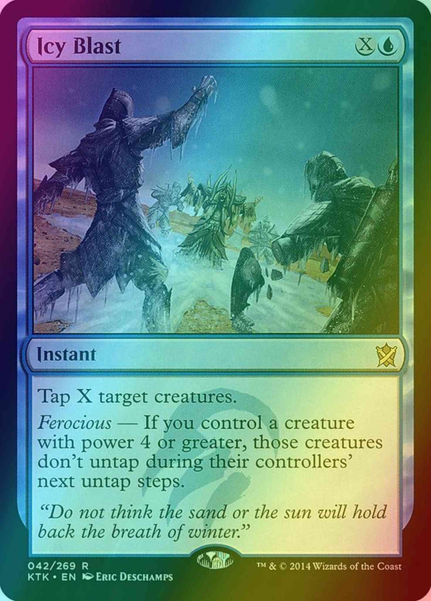 Icy Blast [42] [Khans Of Tarkir] [Foil]