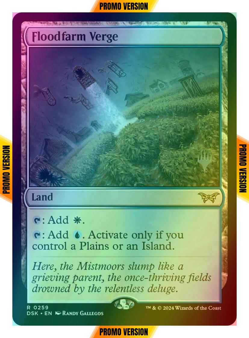 Floodfarm Verge [259p] [Promo Pack] [Duskmourn: House of Horror: Promos] [Foil]
