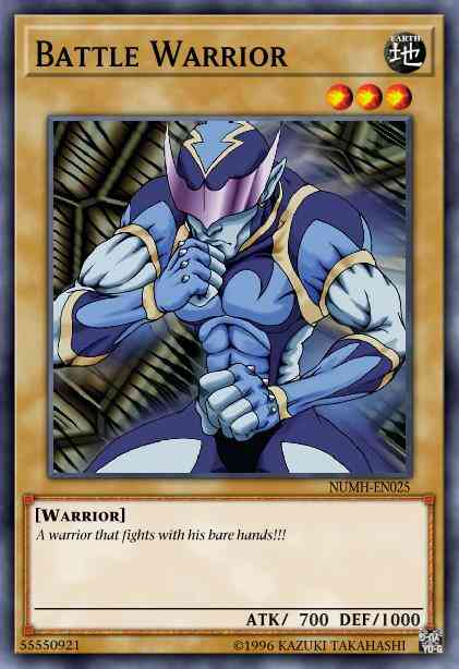 Battle Warrior - NUMH-EN025 - Super Rare - 1st Edition