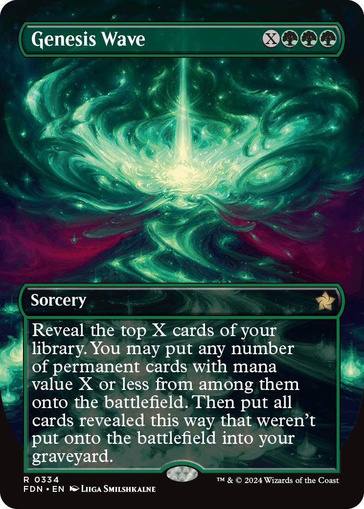 Genesis Wave [334] [Borderless] [Foundations] [Non-Foil]