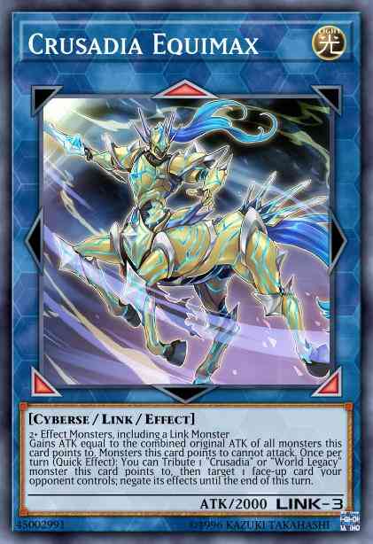 Crusadia Equimax - MP19-EN107 - Prismatic Secret Rare - 1st Edition