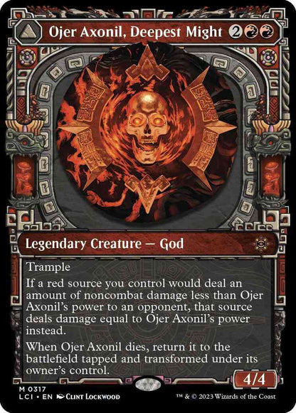 Ojer Axonil, Deepest Might // Temple of Power [317] [Gods of Ixalan Showcase] [The Lost Caverns of Ixalan] [Non-Foil]