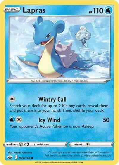 Lapras - 029/198 - Common [swsh6-029] [Reverse Holo]