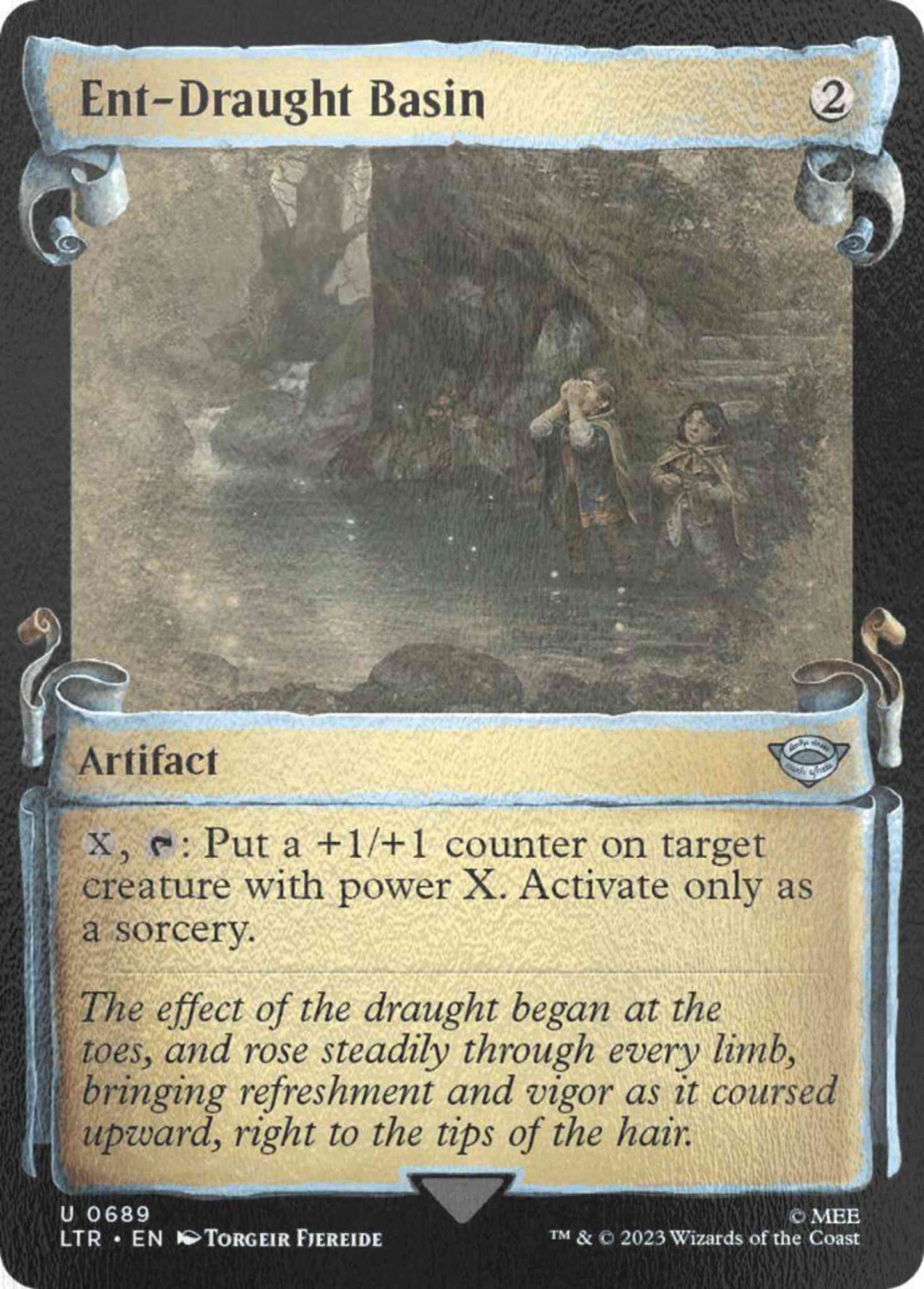 Ent-Draught Basin [689] [Scrolls Showcase] [The Lord of the Rings: Tales of Middle-earth] [Silver Foil]