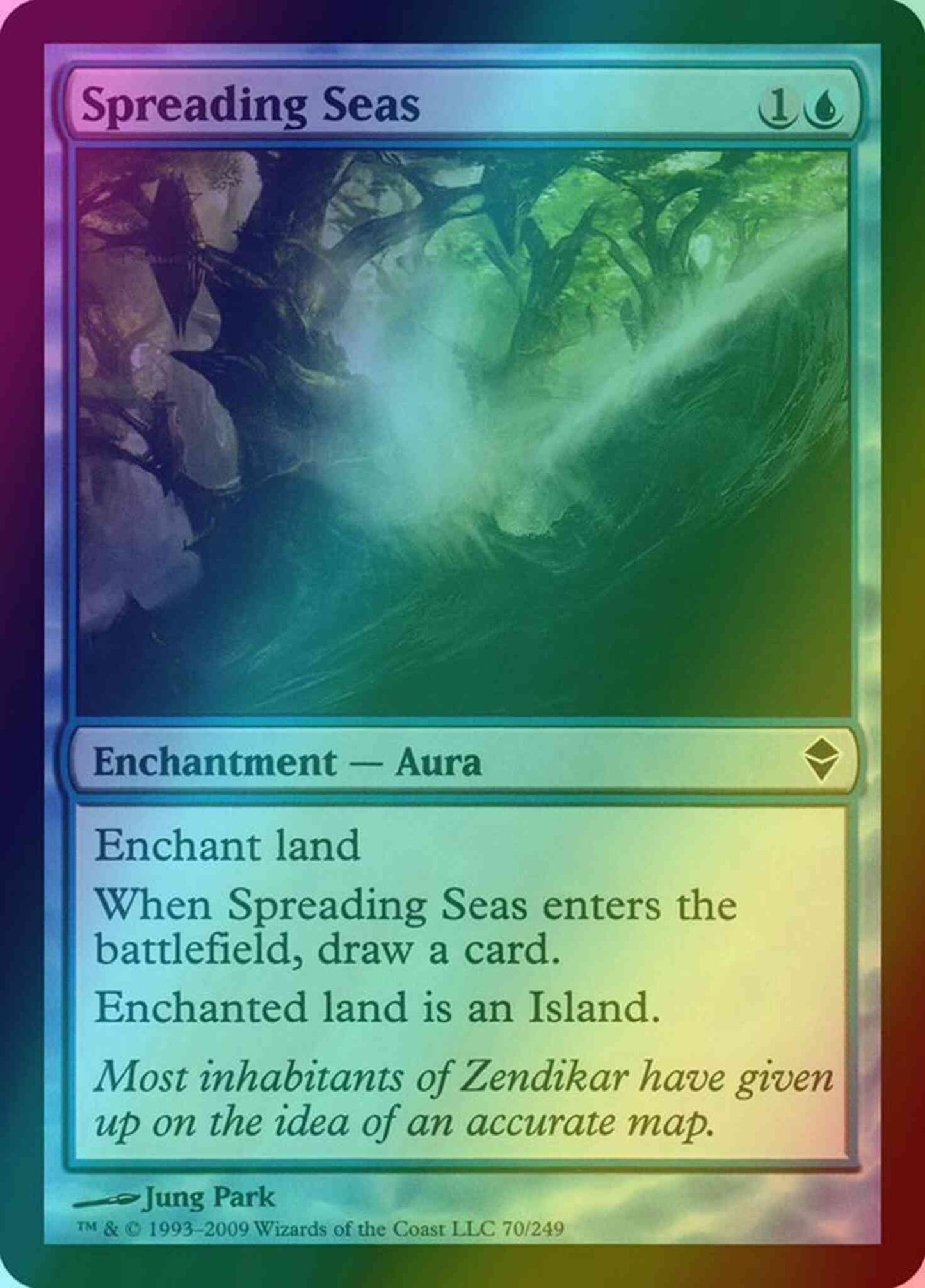 Spreading Seas [70] [Zendikar] [Foil]