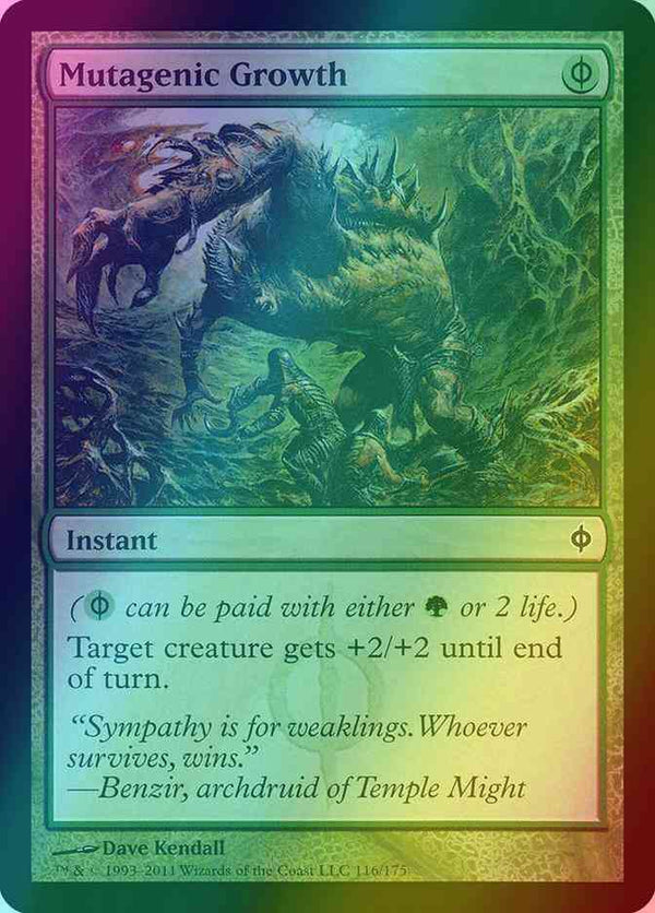 Mutagenic Growth [116] [New Phyrexia] [Foil]