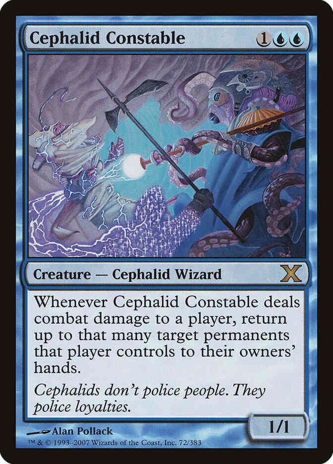 Cephalid Constable [72] [Tenth Edition] [Non-Foil]