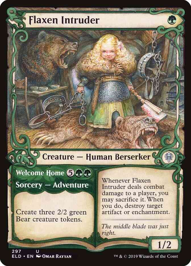 Flaxen Intruder // Welcome Home [297] [Adventure Showcase] [Throne of Eldraine] [Non-Foil]