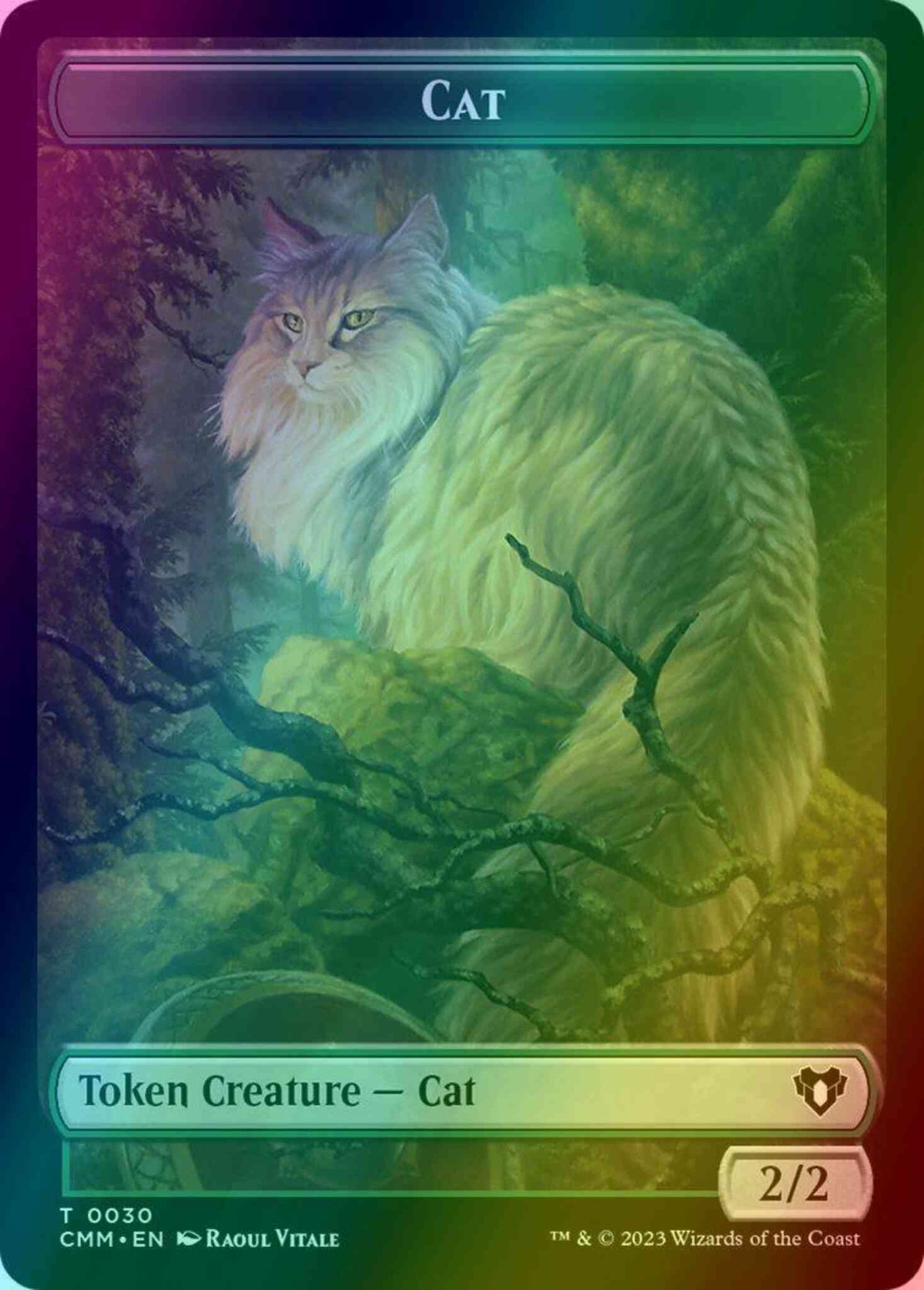 Cat Token (30) // The Monarch Token (50) [Commander Masters: Tokens] [Foil]