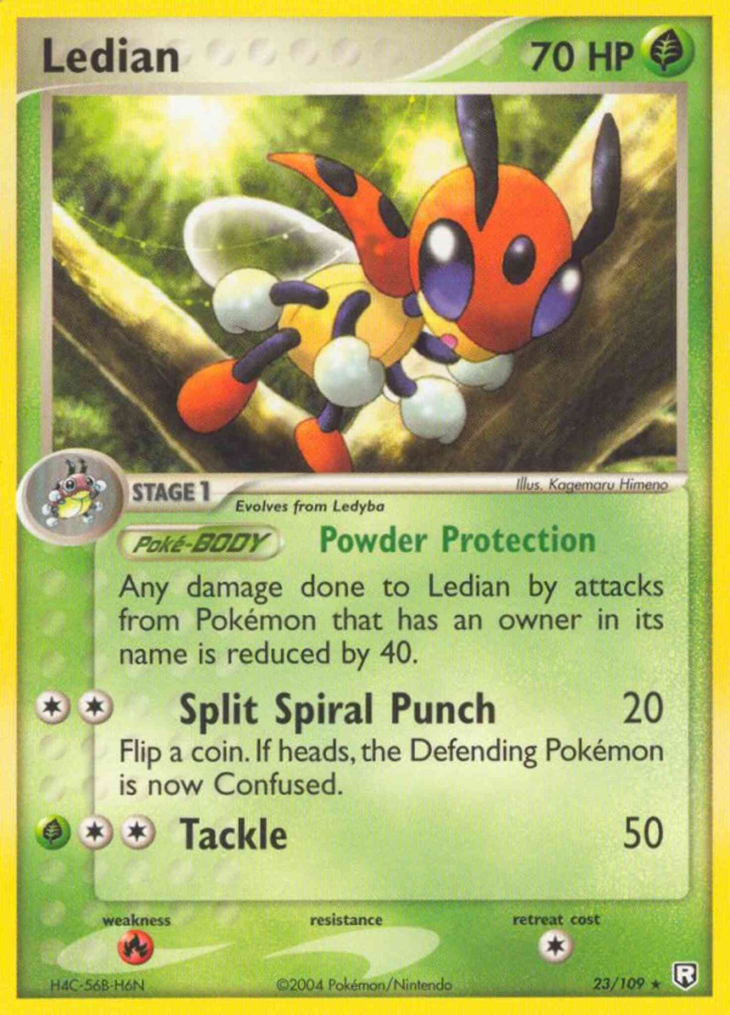 Ledian - 23/109 - Rare [ex7-23] [Non-Holo]