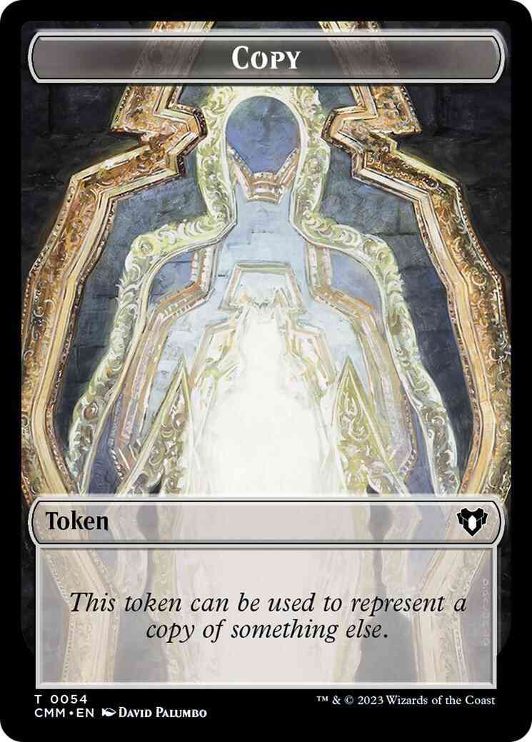 Copy Token (54) // Human Soldier Token (06) [Commander Masters: Tokens] [Non-Foil]