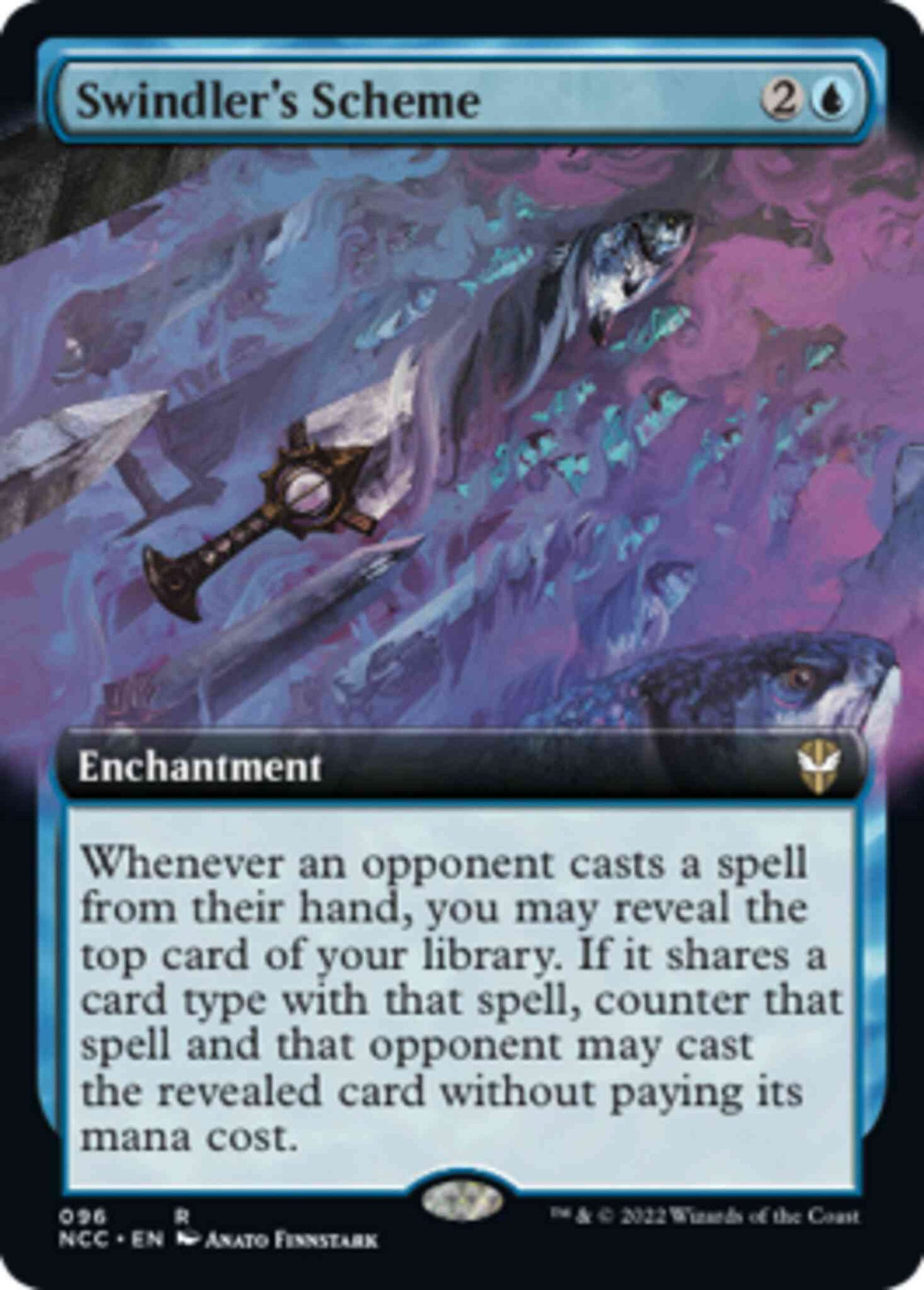 Swindler's Scheme [96] [Extended Art] [Streets of New Capenna: Commander] [Non-Foil]