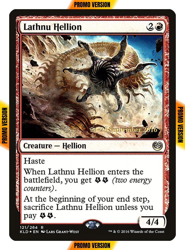 Lathnu Hellion [121s] [Kaladesh Promos] [Foil]