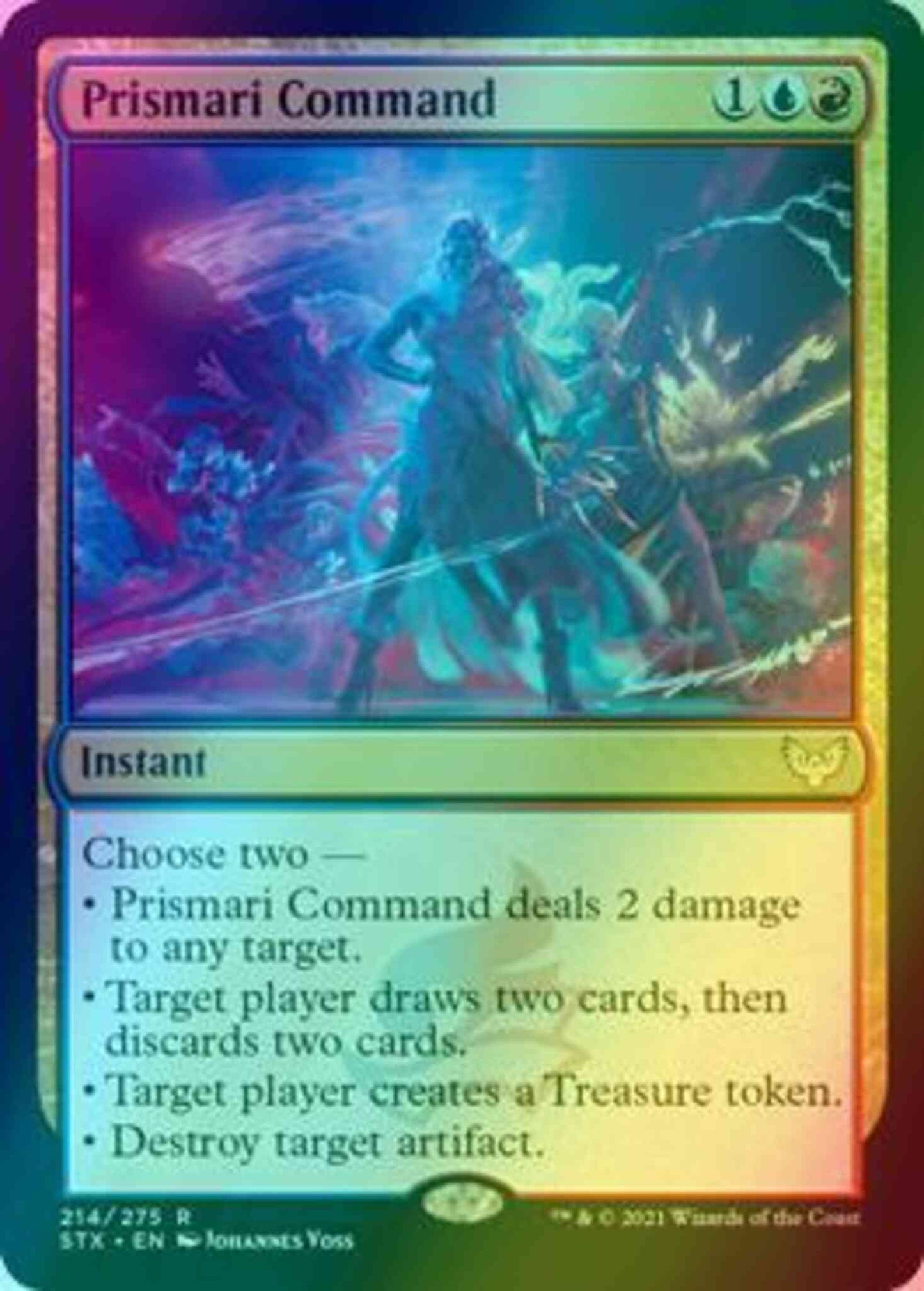 Prismari Command [214] [Strixhaven: School of Mages] [Foil]