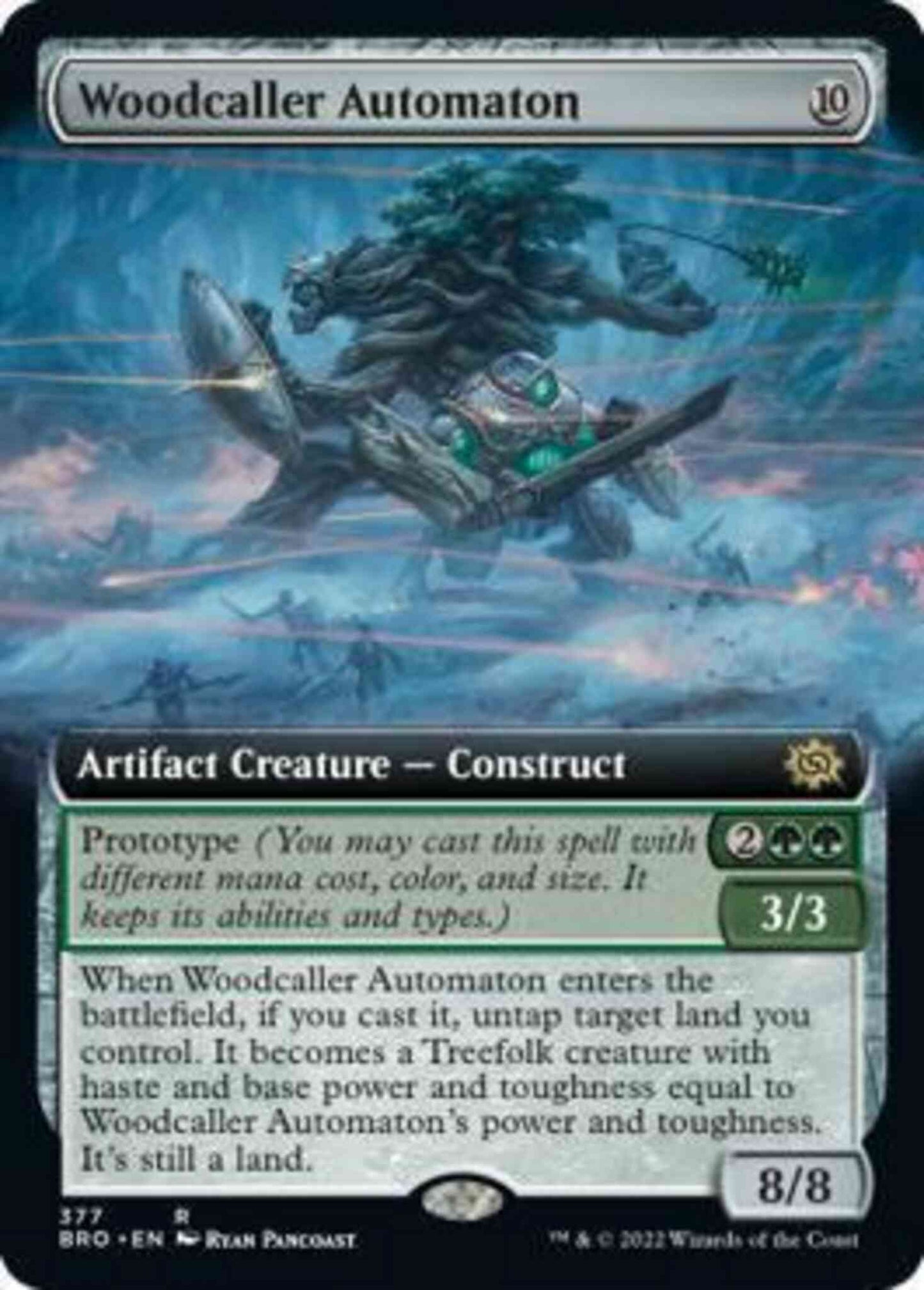 Woodcaller Automaton [377] [Extended Art] [Jumpstart Exclusive] [The Brothers' War] [Non-Foil]