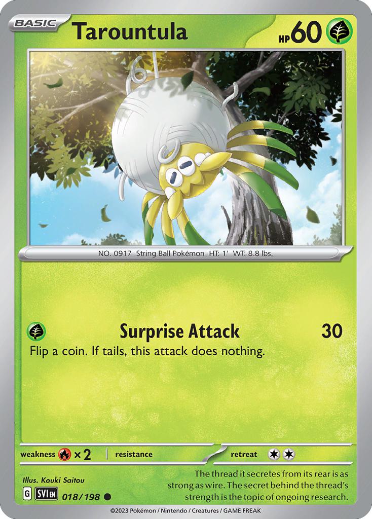 Tarountula - 018/198 - Common [sv01-018] [Non-Holo]