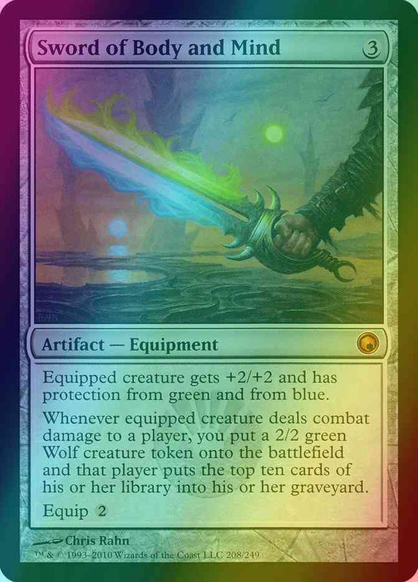 Sword of Body and Mind [208] [Scars Of Mirrodin] [Foil]