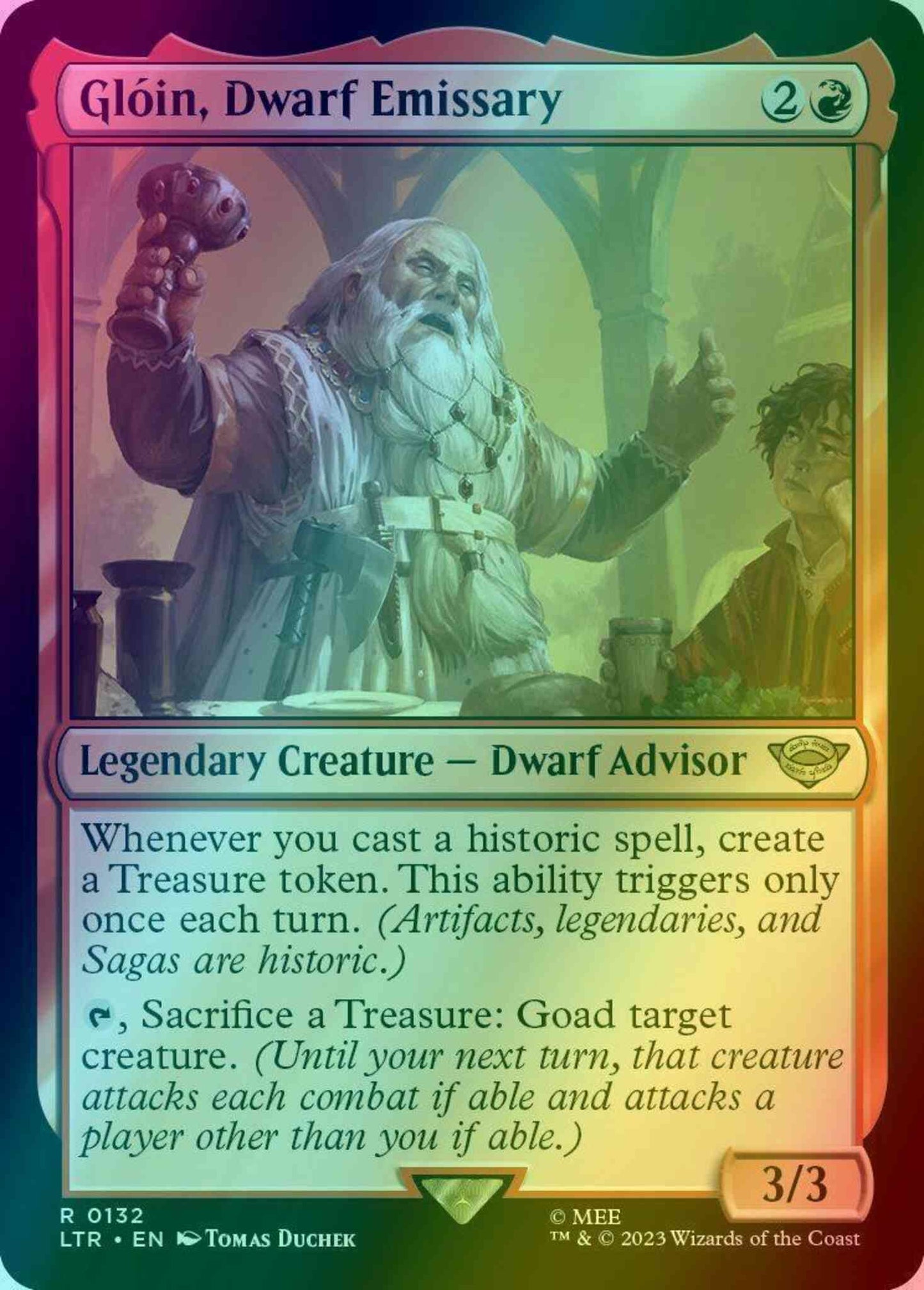 Glóin, Dwarf Emissary [132] [The Lord of the Rings: Tales of Middle-earth] [Foil]