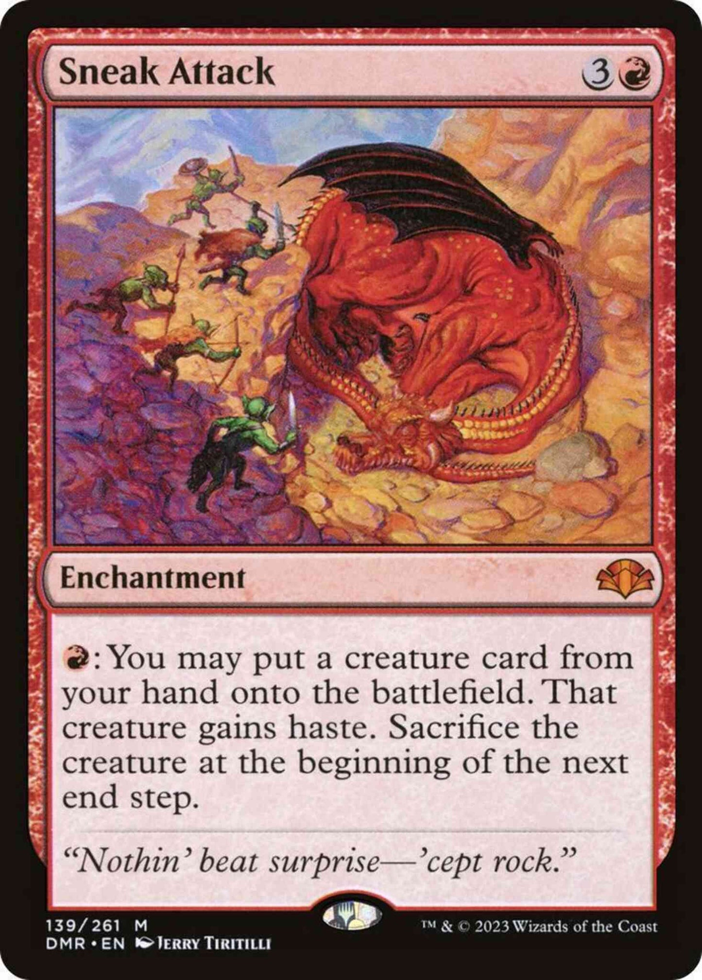 Sneak Attack [139] [Dominaria Remastered] [Non-Foil]