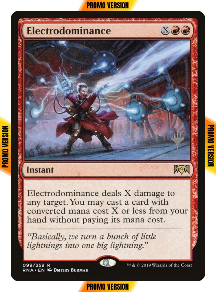 Electrodominance [99p] [Promo Pack] [Ravnica Allegiance Promos] [Foil]