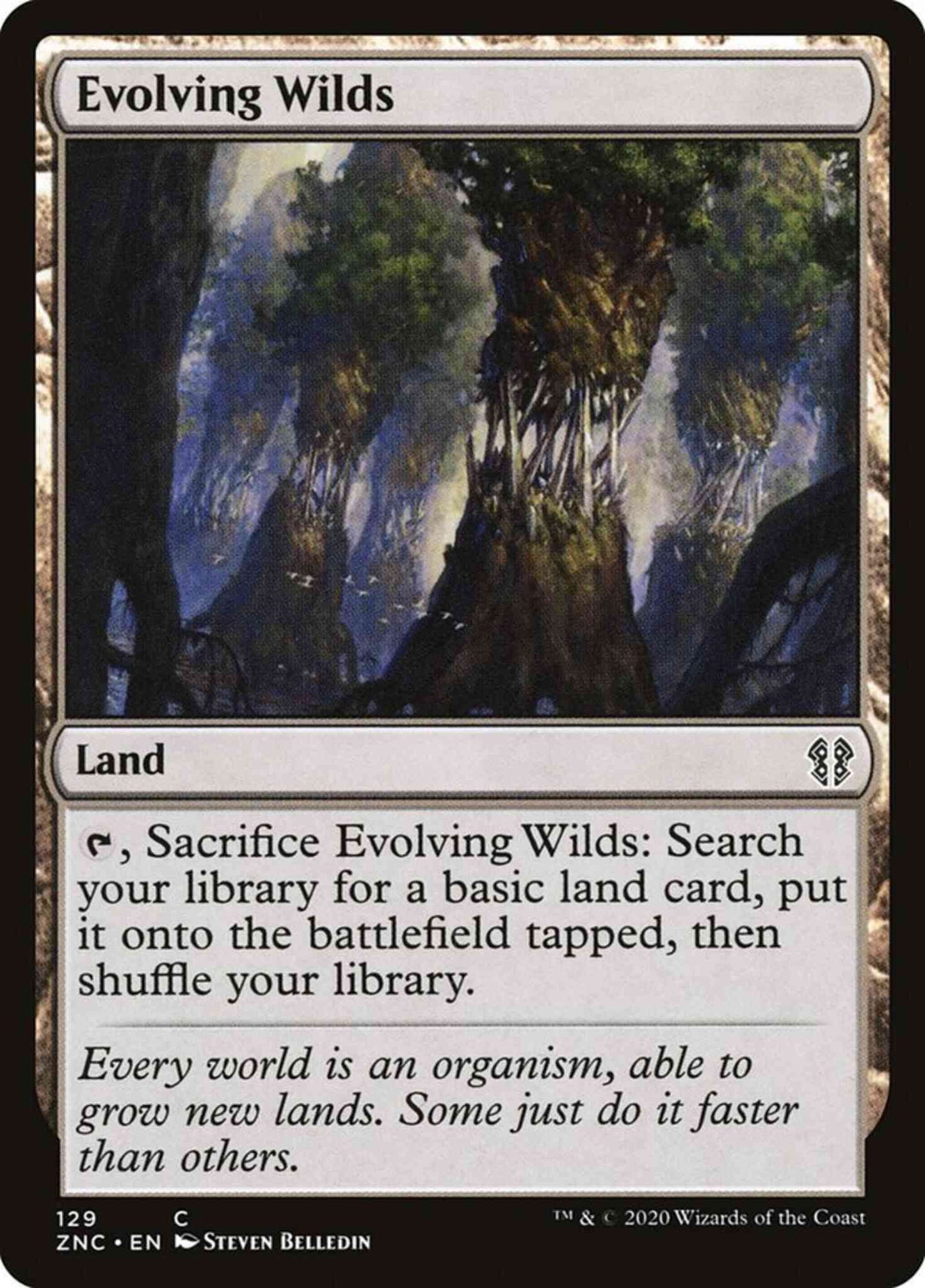 Evolving Wilds [129] [Zendikar Rising Commander] [Non-Foil]