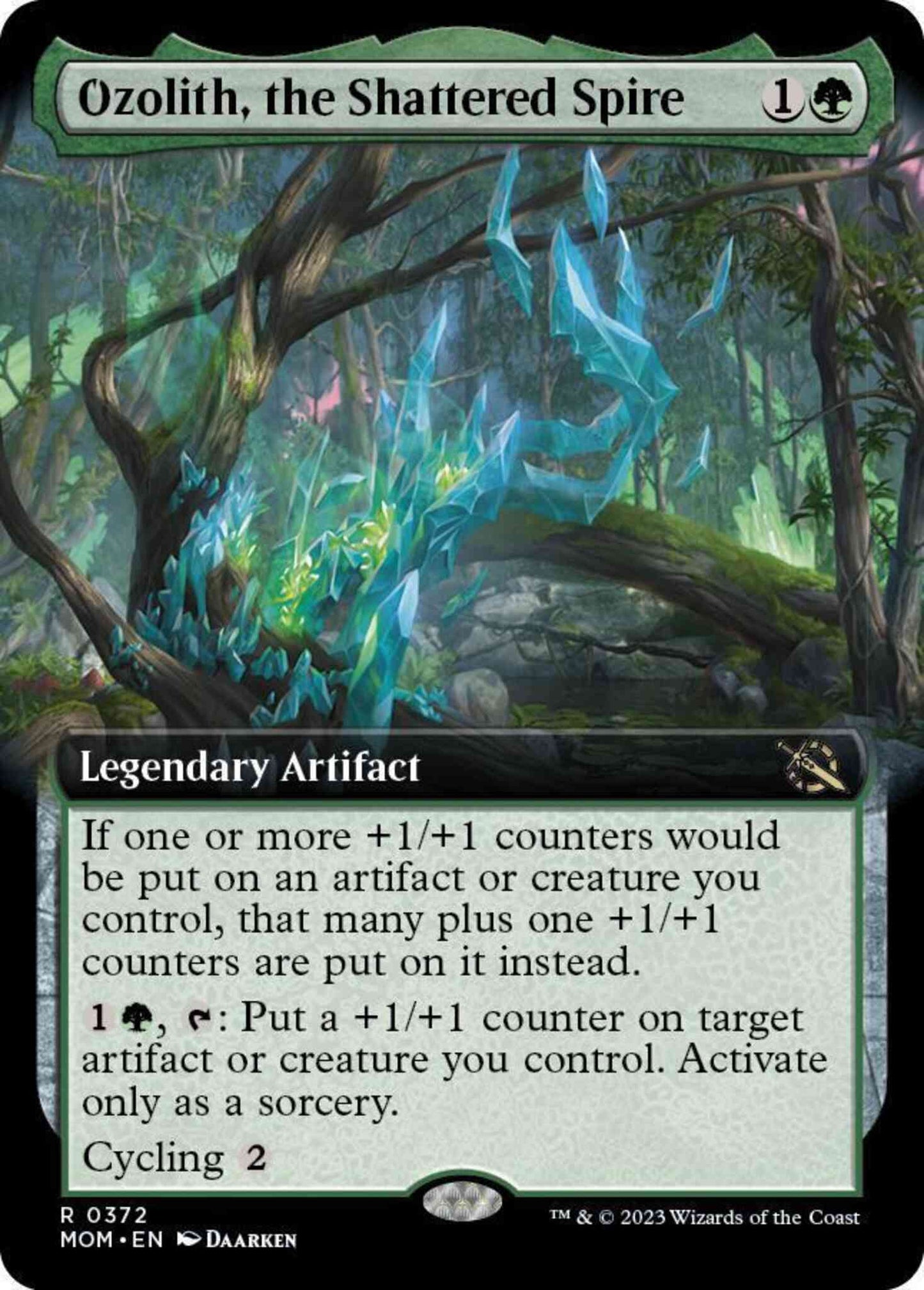 Ozolith, the Shattered Spire [372] [Extended Art] [March of the Machine] [Non-Foil]