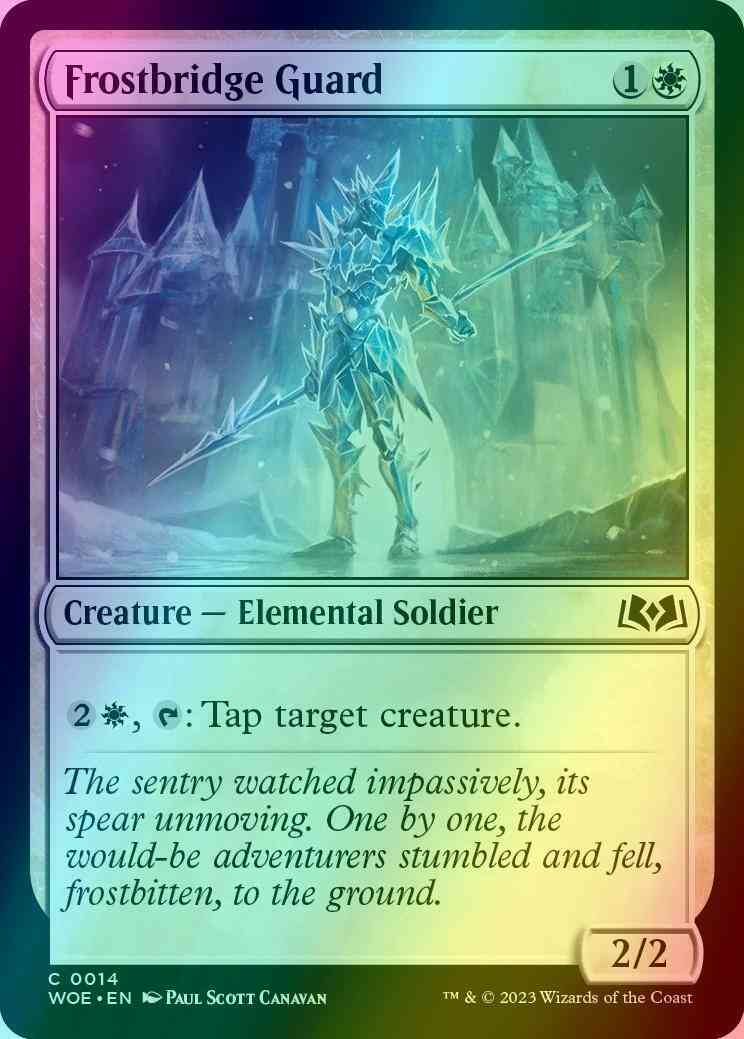 Frostbridge Guard [14] [Wilds of Eldraine] [Foil]