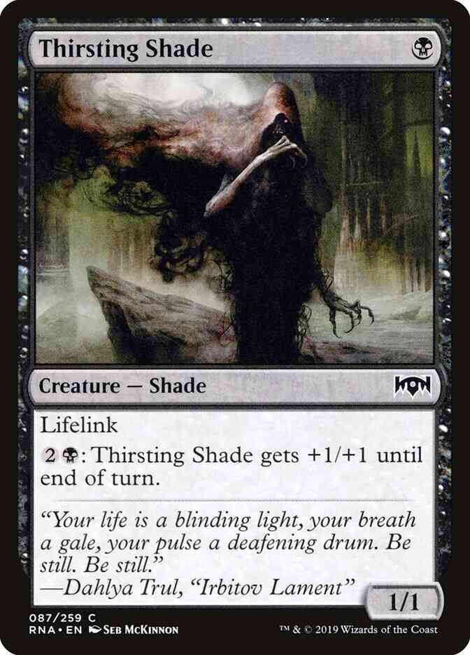 Thirsting Shade [87] [Ravnica Allegiance] [Non-Foil]