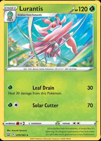 Lurantis - 015/163 - Rare [swsh5-015] [Reverse Holo]