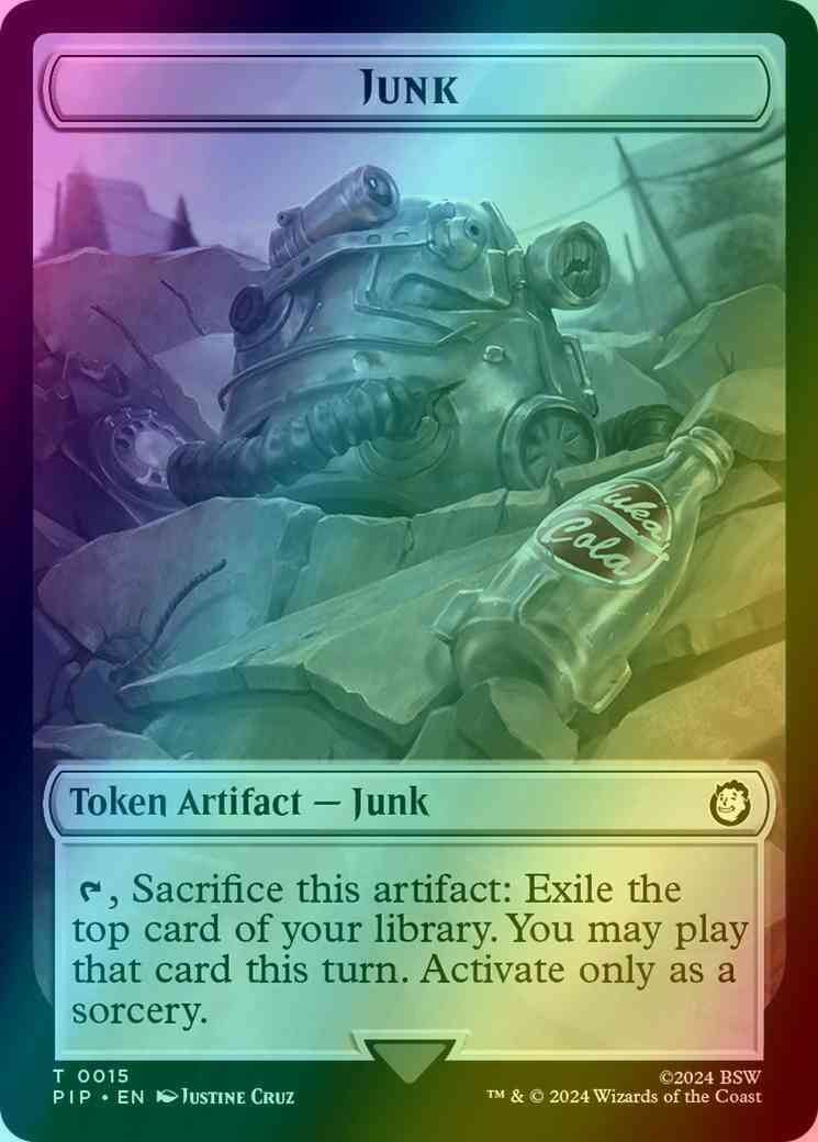 Junk Token (15) // Soldier Token (04) [Fallout: Tokens] [Foil]